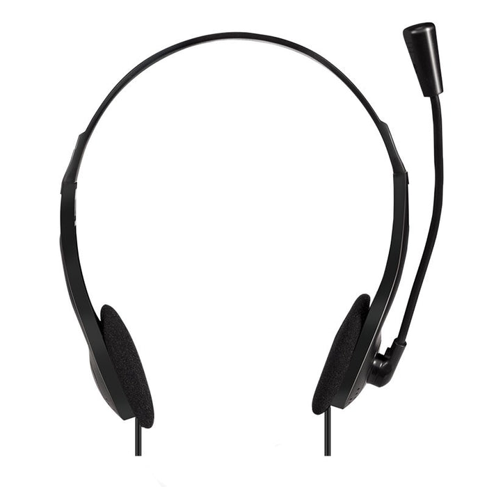 EAN 4052792064155 - LogiLink HS0055 auricular y casco Auriculares Alámbrico Diadema Música/uso diario Negro imagen 2