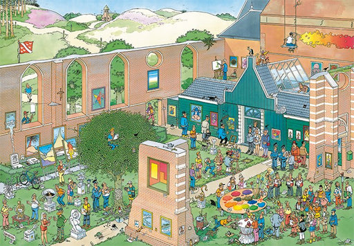 EAN 8710126200230 - Jan van Haasteren he Art Market 2000 pcs Puzzle rompecabezas 2000 pieza(s) Dibujos imagen 2