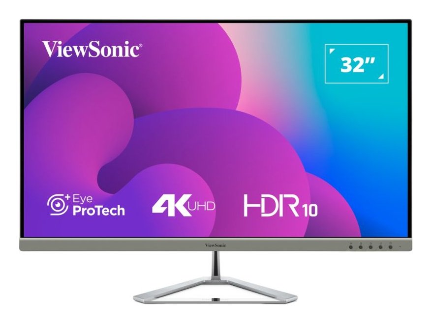 EAN 0766907002966 - Viewsonic VX3276-4K-MHD-2 pantalla para PC 81,3 cm (32") 3840 x 2160 Pixeles 4K Ultra HD LCD Negro, Plata imagen 1
