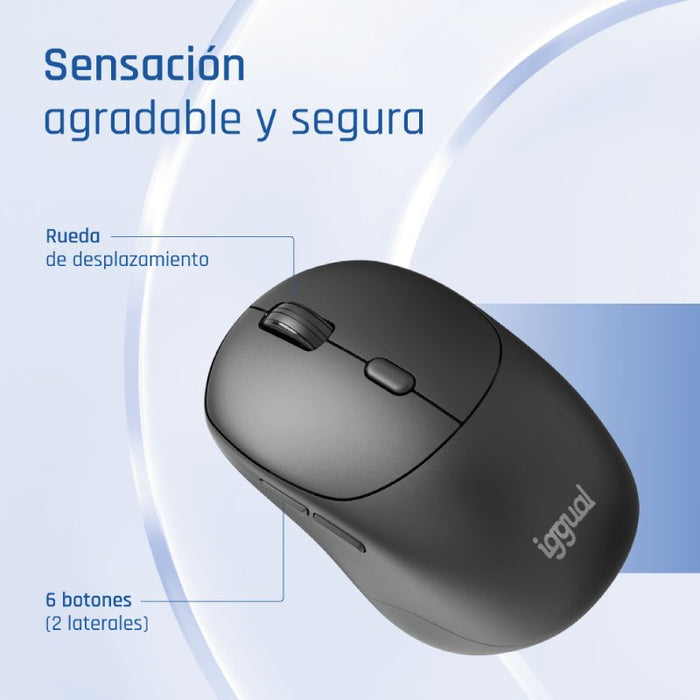 Ratón Inalámbrico Nano-Office-6d 1600dpi