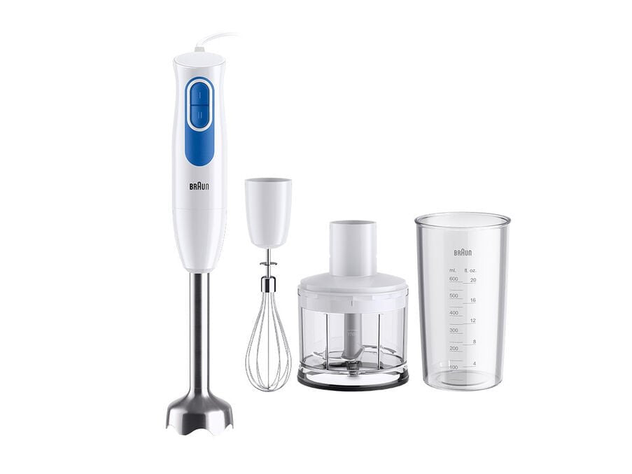 EAN 8021098003287 - Braun MultiQuick 2 MQ20236MWH 0,5 L Batidora de inmersión 600 W Azul, Blanco imagen 1