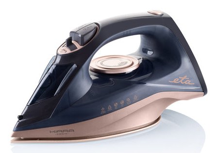EAN 8590393324361 - Eta Kiara Plancha vapor-seco Suela de cerámica 2200 W Negro, Oro rosa imagen 3