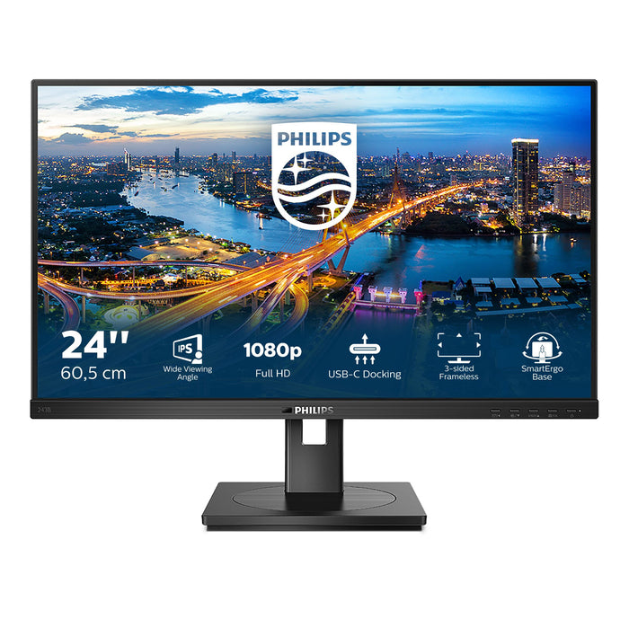 EAN 8712581763275 - Philips B Line 243B1/00 pantalla para PC 60,5 cm (23.8") 1920 x 1080 Pixeles Full HD LED Negro imagen 2