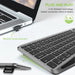 EAN 8059018365375 - Techly ICTB9801TB teclado Universal RF Wireless + Bluetooth QWERTY Inglés de EE. UU. Negro imagen 6
