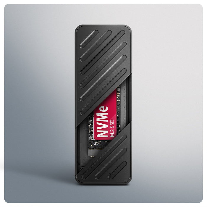 EAN 8595247908483 - Axagon EEM2-20G NVMe-SSD-Gehäuse USB-C 3.2 20 Gbps 2230 - 2280 - schwarz Caja externa para unidad de esta imagen 7
