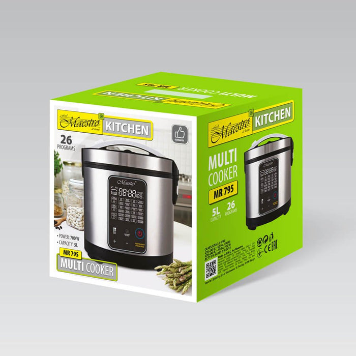EAN 4820177144958 - Feel Maestro MR-795 olla a presión 5 L Negro, Acero inoxidable 700 W imagen 6