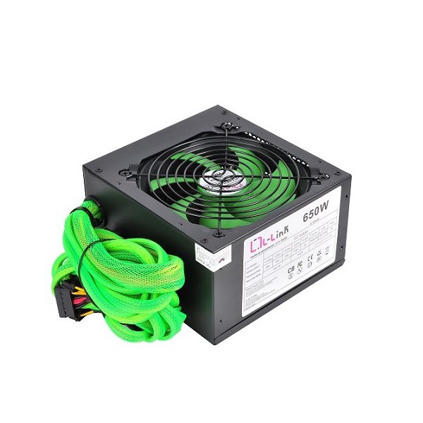 EAN 8436531364953 - L-Link LL-PS-650 unidad de fuente de alimentación 650 W 24-pin ATX ATX Negro imagen 4
