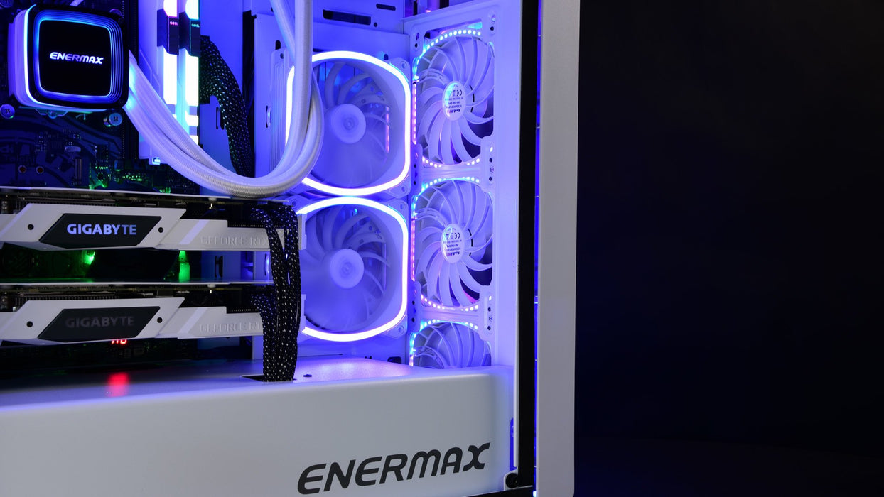 EAN 4713157724311 - Enermax SquA RGB White Carcasa del ordenador Ventilador 12 cm Blanco imagen 7