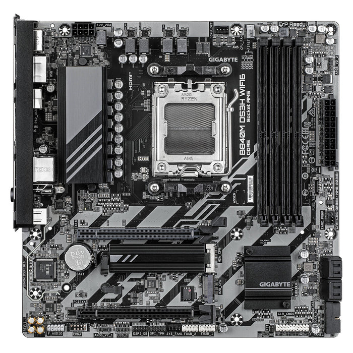 EAN 4719331874667 - GIGABYTE B840M DS3H WIFI6 AMD B840 Zócalo AM5 micro ATX imagen 2