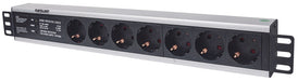 EAN 0766623714006 - Intellinet 714006 unidad de distribución de energía (PDU) 7 salidas AC 1.5U Negro imagen 1