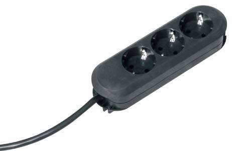 EAN 4016514003945 - Bachmann 388.172 base múltiple 5 m 3 salidas AC Negro imagen 1