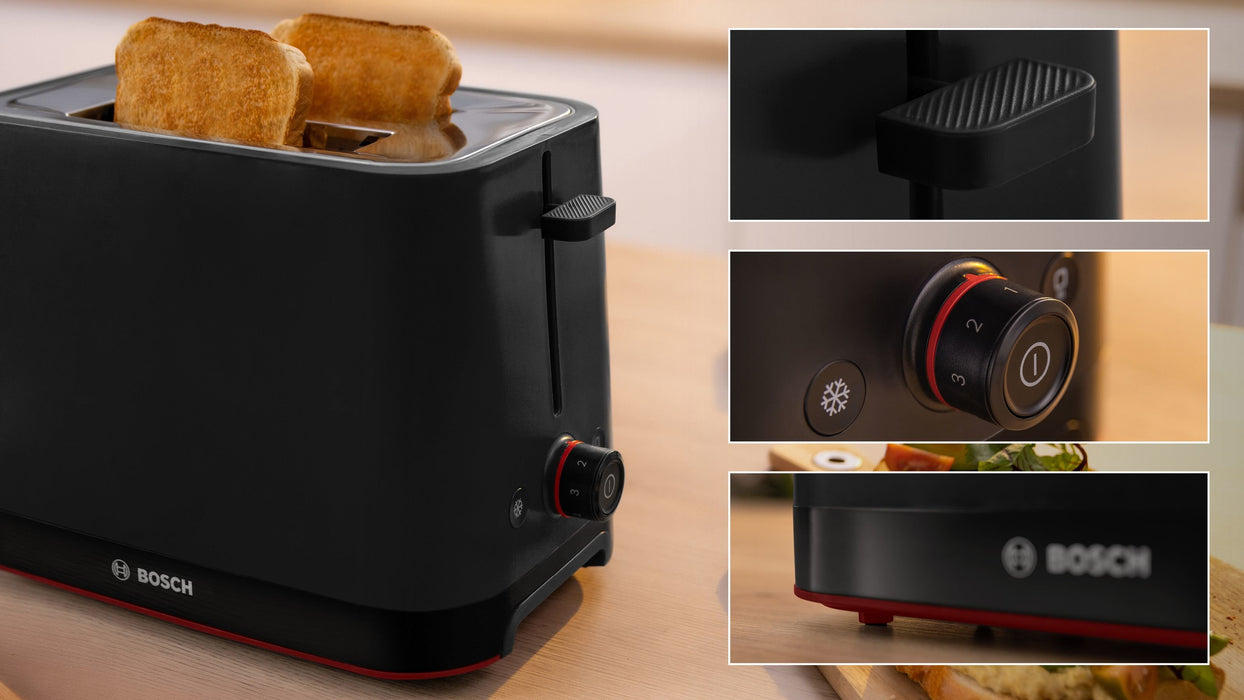 EAN 4242005403042 - Bosch TAT3M123 tostadora 2 rebanada(s) 950 W Negro imagen 3