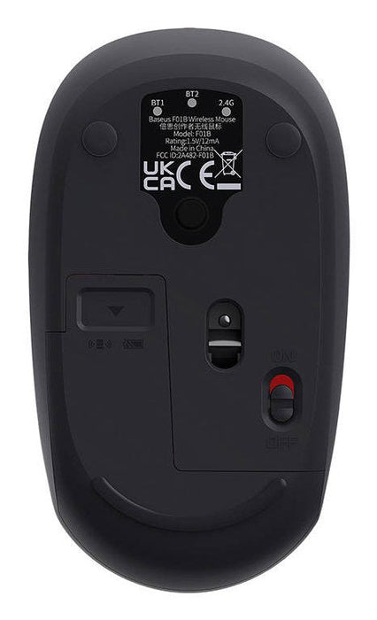 Baseus F01b Tri-Mode Wireless Mouse, Grey