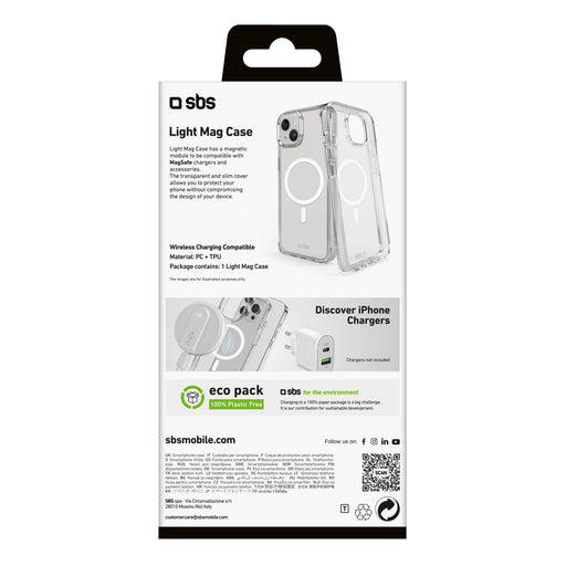 EAN 8018417449390 - SBS TELIGMAGIP1567T funda para teléfono móvil 17 cm (6.7") Transparente imagen 2