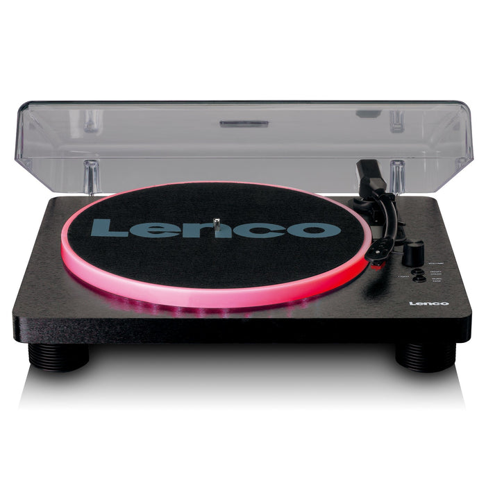 EAN 8711902066996 - Lenco LS-50LEDBK tocadisco Tocadiscos de tracción por correa Negro Manual imagen 1