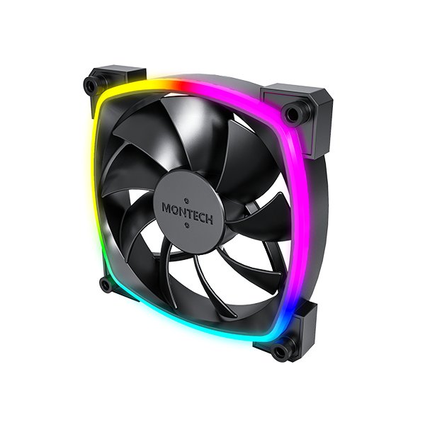 EAN 4710562746280 - Montech AX120 PWM Carcasa del ordenador, Procesador Módulo de ventilador 12 cm Negro 1 pieza(s) imagen 3