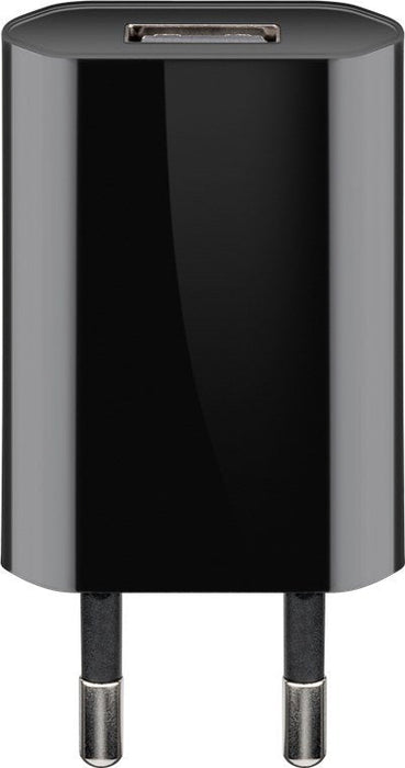 Cargador  Goobay  Usb-C 5 Vatios  Cable De 1 Metro Usb-A > Usb-C 45293 Negro