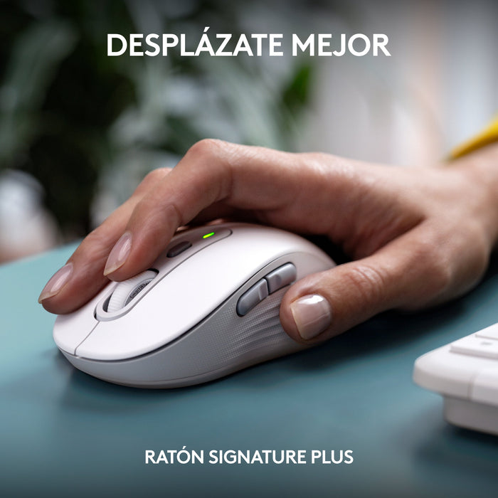 EAN 5099206120327 - Logitech 920-012596 teclado Ratón incluido Oficina RF Wireless + Bluetooth QWERTY Español Blanco imagen 13