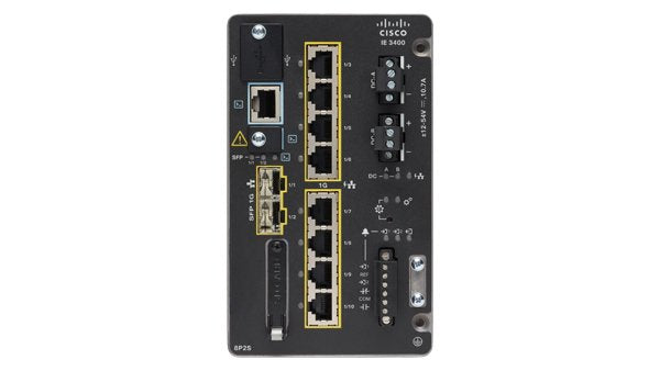 EAN 0889728140348 - Cisco Catalyst IE3400 Gestionado L2/L3 Gigabit Ethernet (10/100/1000) Energía sobre Ethernet (PoE) Negro imagen 1
