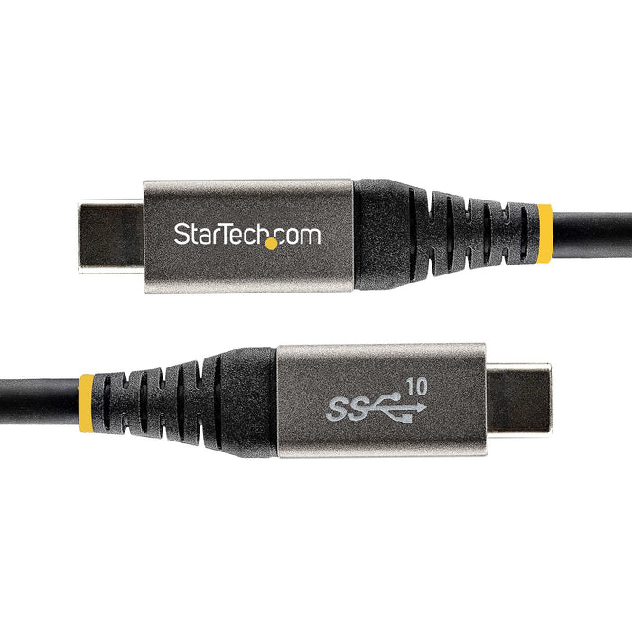 EAN 0065030893305 - StarTech.com USB31CCV50CM cable USB USB 3.2 Gen 2 (3.1 Gen 2) 0,5 m USB C Gris, Negro imagen 4