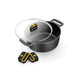 EAN 8411796119227 - BRA Profesional A510328 cacerola Alrededor Negro imagen 3