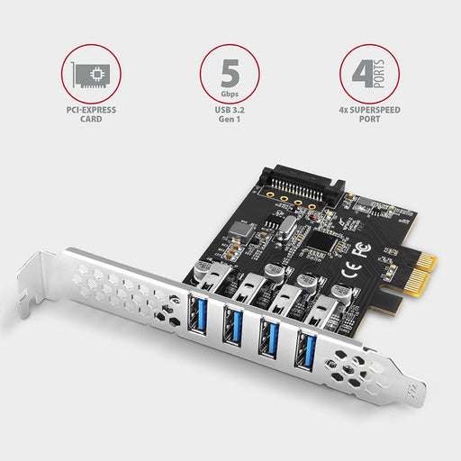 EAN 8595247906960 - Axagon PCEU-43RS tarjeta y adaptador de interfaz Interno USB 3.2 Gen 1 (3.1 Gen 1) imagen 2