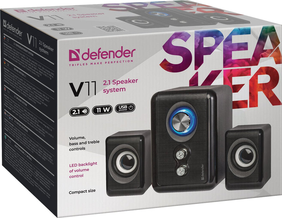 EAN 4714033651110 - Defender V11 Negro Alámbrico 11 W imagen 3