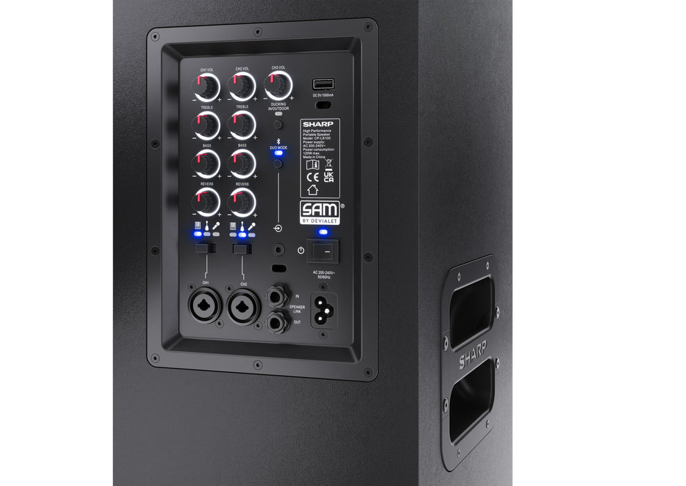 EAN 4974019216553 - Sharp CP-LS100 altavoz portátil o de fiesta Altavoz portátil estéreo Negro 120 W imagen 6