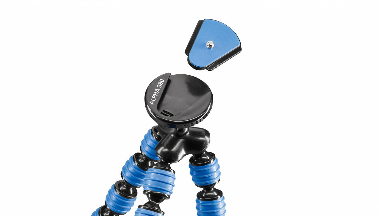EAN 4007134022850 - Cullmann Alpha 380 mobil tripode Smartphone/Cámara de acción 3 pata(s) Negro, Azul imagen 2