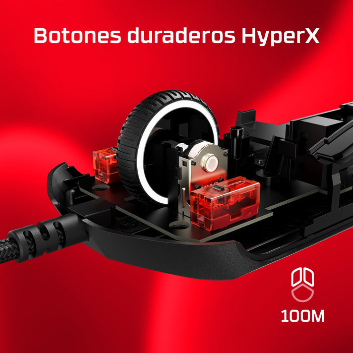 EAN 0196786272530 - HyperX Pulsefire Haste 2 Wired White Gaming Mouse ratón Juego Ambidextro USB tipo A 26000 DPI imagen 4