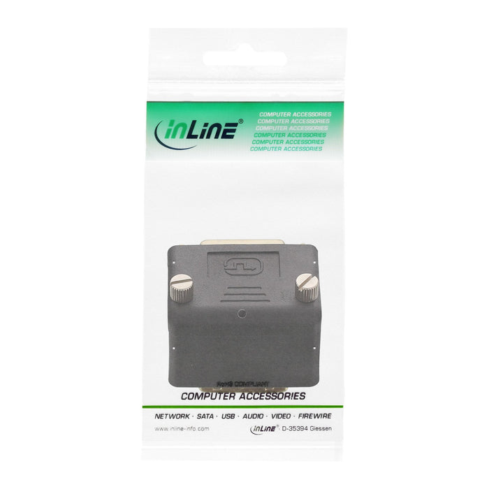 Adaptador Inline Dvi-I 90° En Ángulo Digital + Analógico 24+5 Macho A Hembra Negro