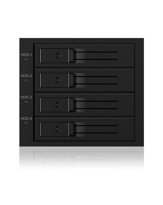 EAN 4250078161400 - ICY BOX IB-564SSK 3x 5,25" Bandeja para disco duro Negro imagen 3
