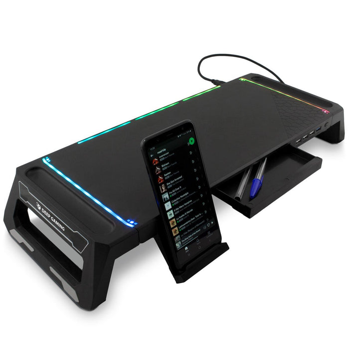 EAN 8436556141751 - Deep Gaming DG-MOB-06 soporte para monitor Escritorio Negro imagen 2