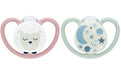 EAN 4008600427360 - NUK Space Night Chupete nocturno Ortodóntico Silicona Multicolor imagen 2