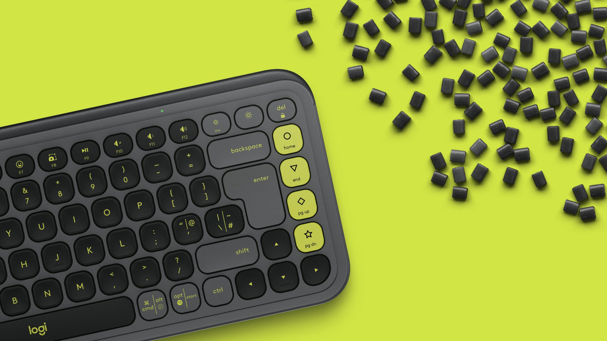 Logitech Pop Icon Keys - Teclado - Inalámbrico - Bluetooth Le - Qwerty - Nórdico (Danés/Finés/Noruego/Sueco)