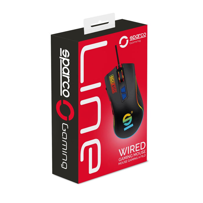 EAN 8052742553919 - Sparco SPMOUSEPRO ratón Juego mano derecha USB tipo A 7200 DPI imagen 3