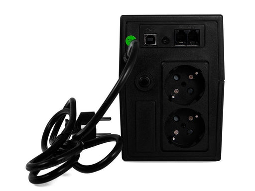 EAN 5902701419615 - Green Cell UPS01LCD sistema de alimentación ininterrumpida (UPS) Línea interactiva 0,6 kVA 360 W 2 salida imagen 2