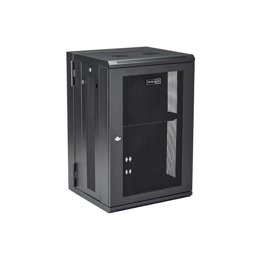 EAN 65030870061 - StarTech.com RK1820WALHM armario rack Bastidor de pared Negro imagen 2