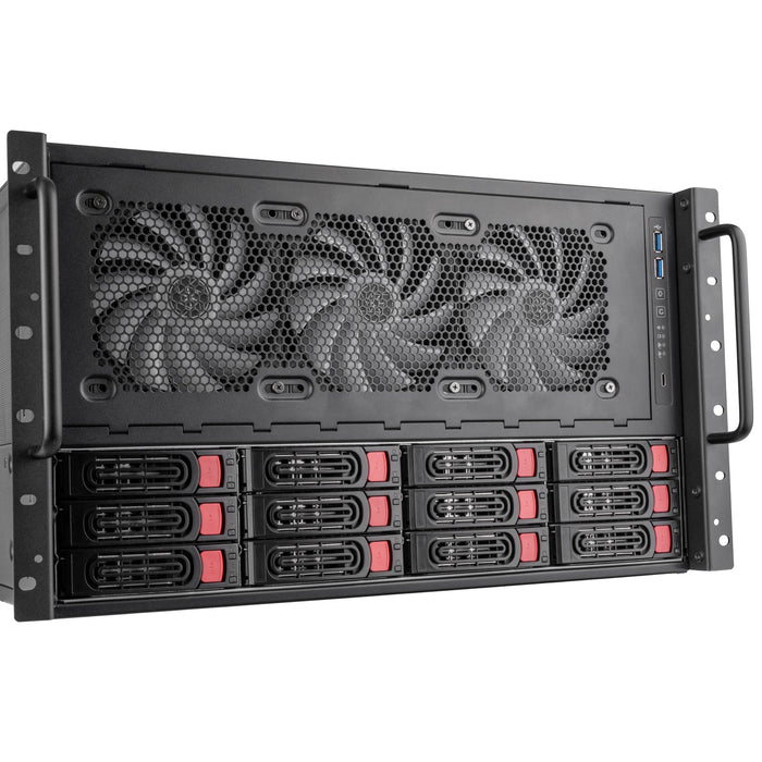 EAN 4710679817439 - Silverstone RM61-312 Estante Negro imagen 7