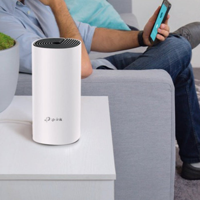 EAN 6935364086787 - TP-Link Deco E4 (1-pack) Doble banda (2,4 GHz / 5 GHz) Wi-Fi 5 (802.11ac) Blanco, Gris Interno imagen 3