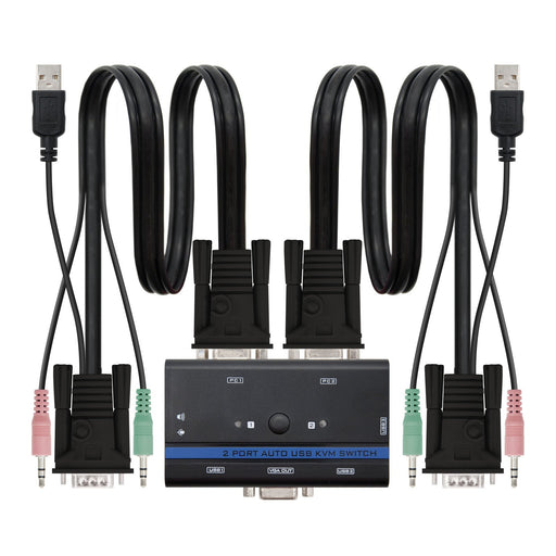 EAN 8433281003989 - Nanocable 10.12.0001 interruptor KVM Montaje en rack Negro imagen 1