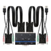 EAN 8433281003989 - Nanocable 10.12.0001 interruptor KVM Montaje en rack Negro imagen 1