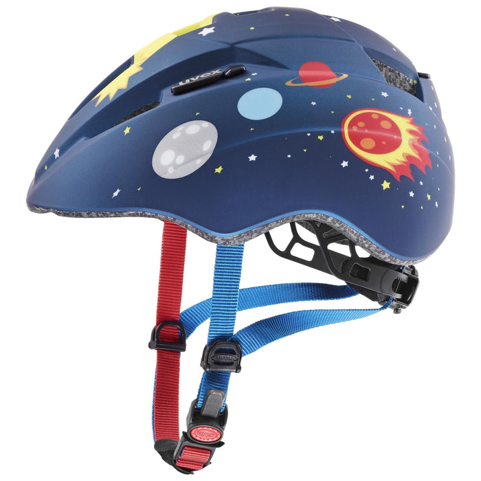 Casco De Bicicleta Infantil Uvex Kid 2 Cc Dk.Blue Rocket M.46-52 Cm