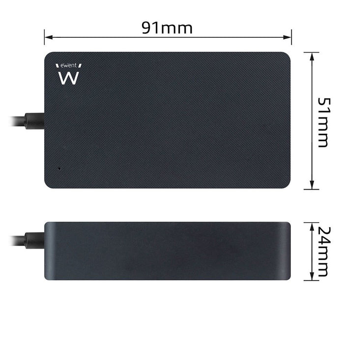EAN 8054392618536 - Ewent EW3981 adaptador e inversor de corriente Interior 45 W Negro imagen 4