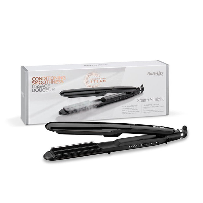EAN 3030050153392 - BaByliss ST492E Utensilio de peinado Plancha de pelo Vapor Negro 2,5 m imagen 4