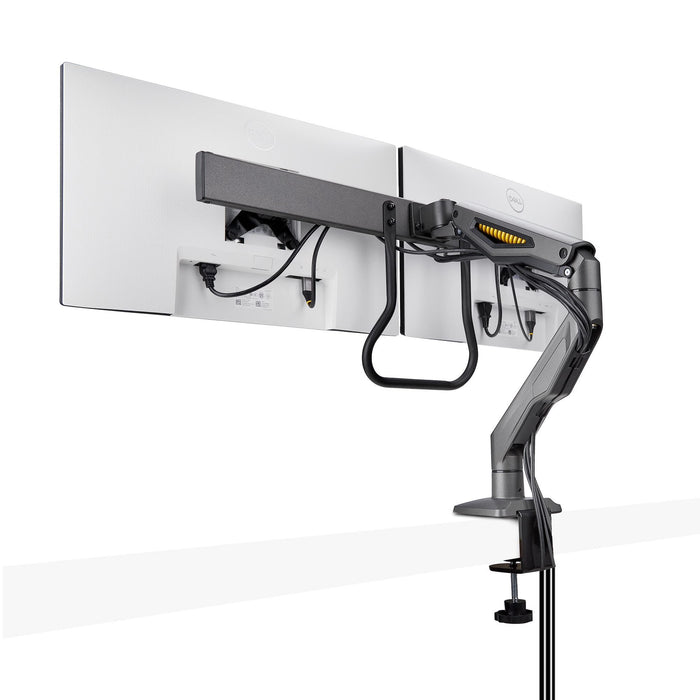 Startech.Com Desk Mount Dual Monitor Arm W  Crossbar, Up To 27 In Displays - Befestigungskit - Artikulierender, Mechanischer Feder