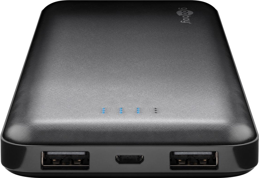 EAN 4040849408915 - Goobay 40891 batería externa Polímero de litio 10000 mAh Negro imagen 1