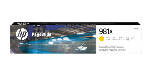 EAN 0888793202081 - HP 981A Yellow Original PageWide Cartridge cartucho de tinta 1 pieza(s) Rendimiento estándar imagen 1