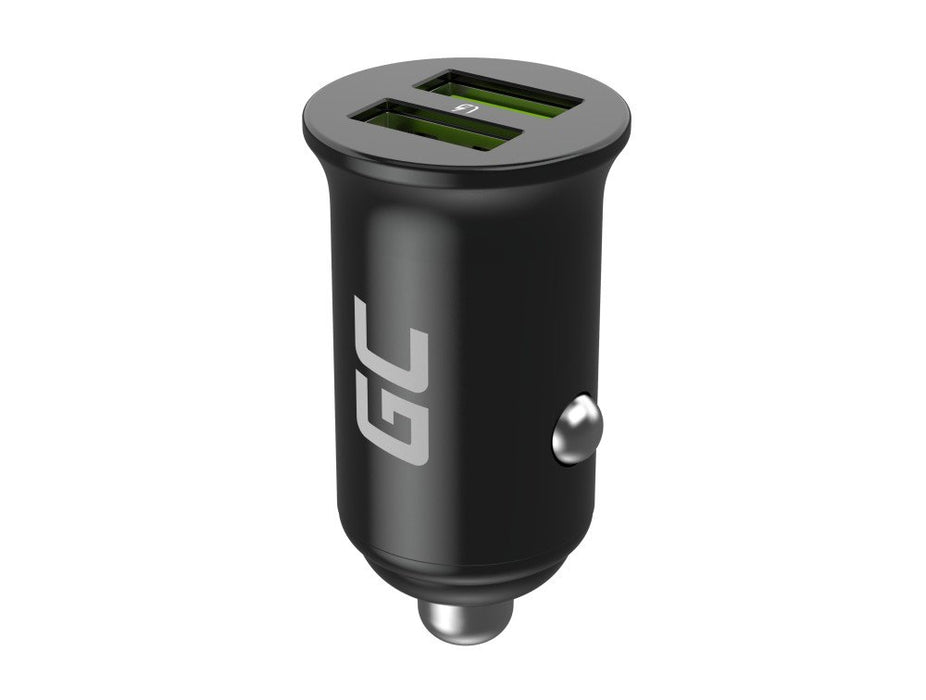 EAN 5904326375833 - Green Cell GC CADM-GC-36AA - USB-Ladegeraet 36 W 2x USB-A schwarz Linterna, GPS, Auriculares, Teléfono mó imagen 2