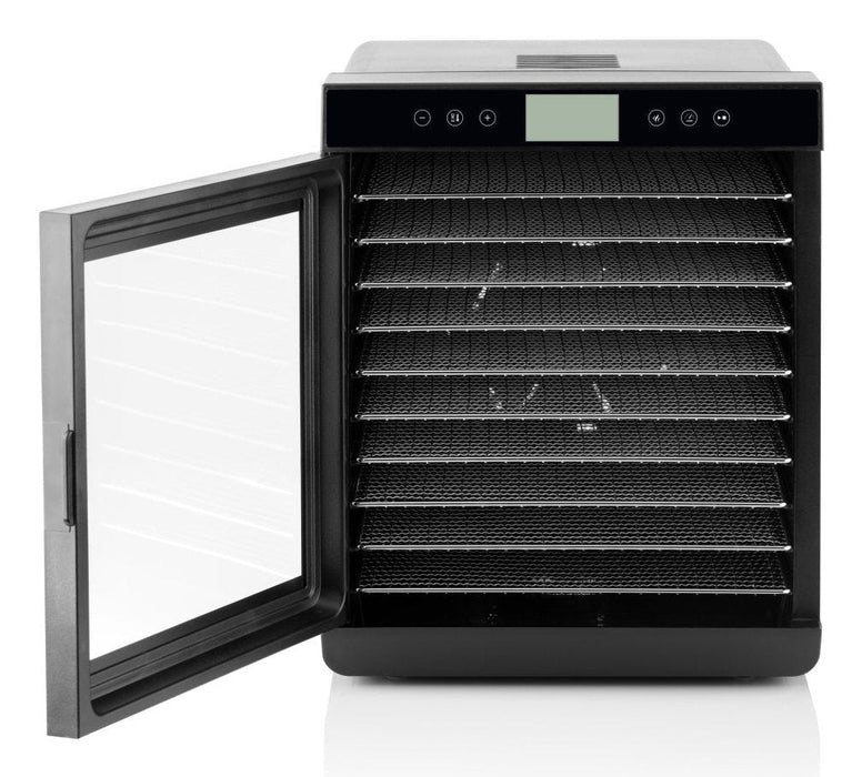 Secador De Frutas Eta Vital Air Ii Eta230290000 Potencia 245 W, Nãºmero De Bandejas 10, Control De Temperatura, Temporizador Integrado, Negro